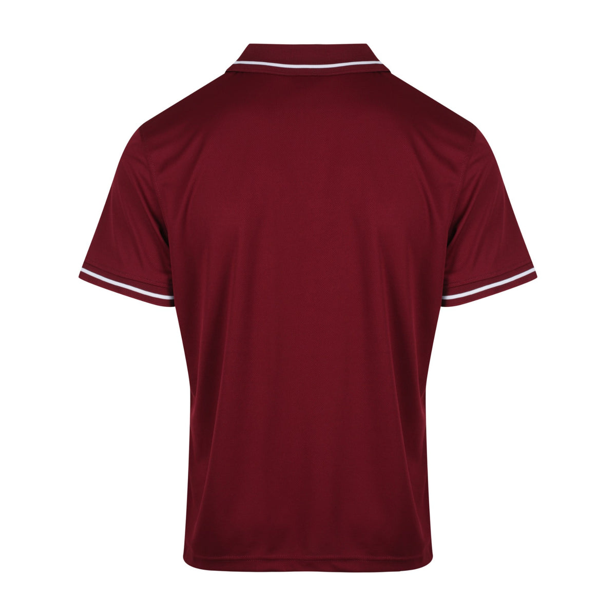 Aussie Pacific Cottesloe Mens Polo 1319 in Maroon/White, back view