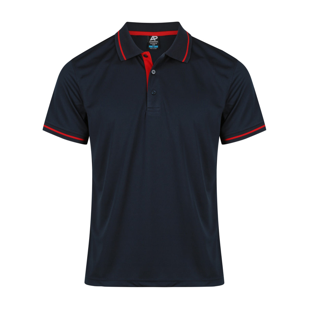 Aussie Pacific Cottesloe Mens Polo 1319 in Navy/Red
