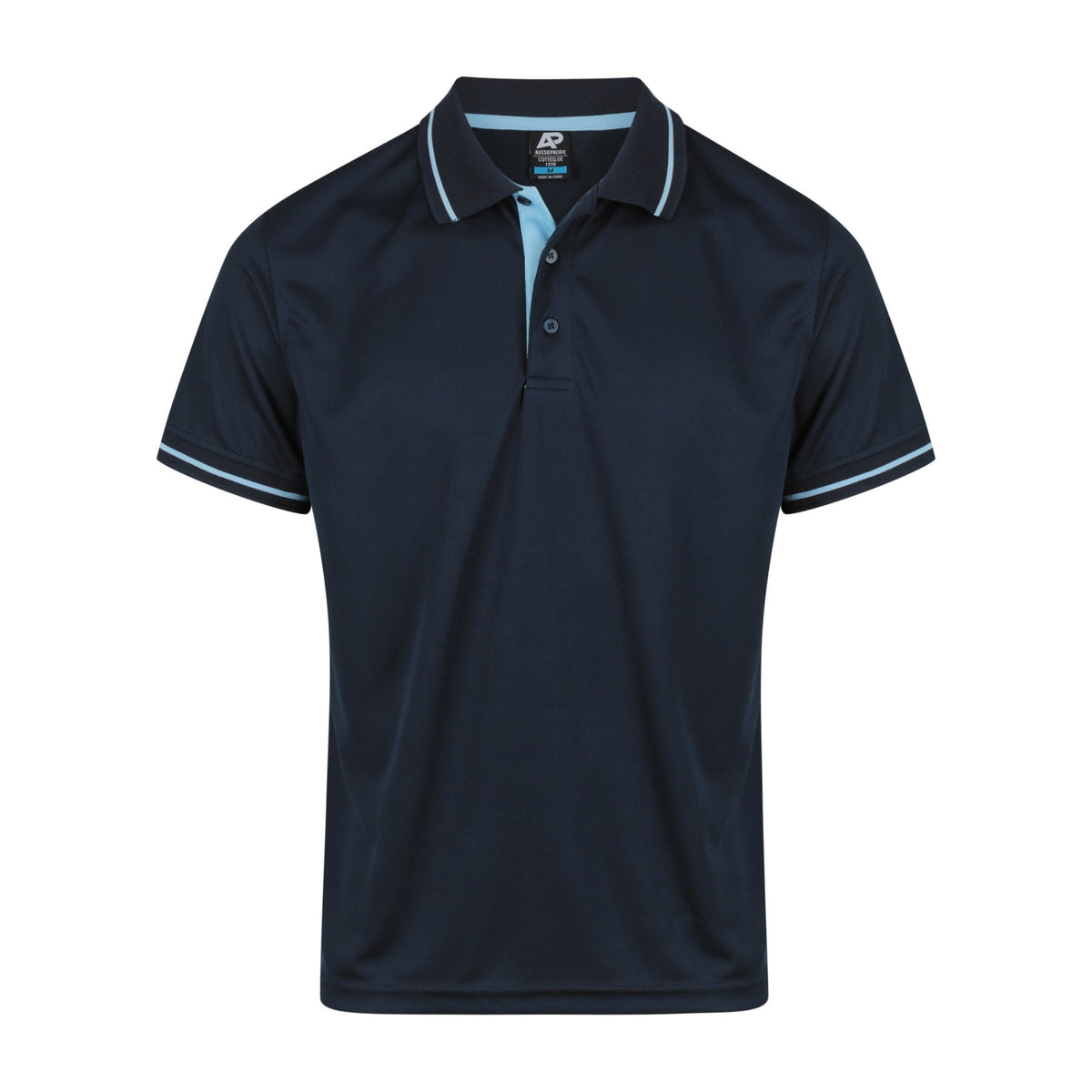 Aussie Pacific Cottesloe Mens Polo 1319 in Navy/Sky
