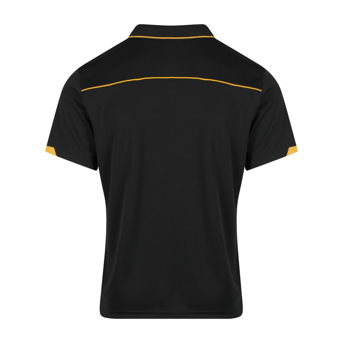 Aussie Pacific Currumbin Mens Polo 1320 in Black/Gold, back view