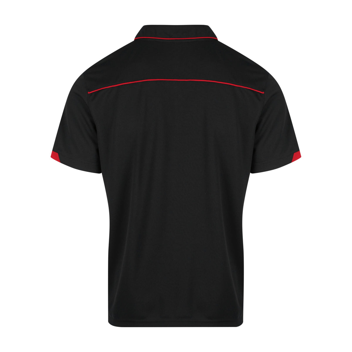 Aussie Pacific Currumbin Mens Polo 1320 in Black/Red, back view