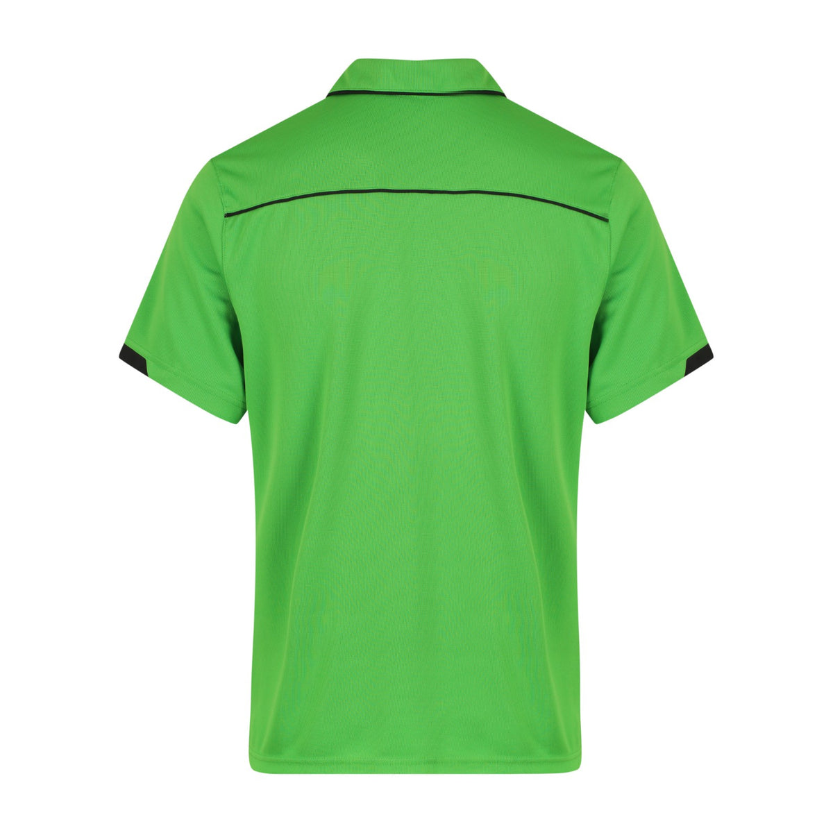 Aussie Pacific Currumbin Mens Polo 1320 in Kawa Green/Black, back view