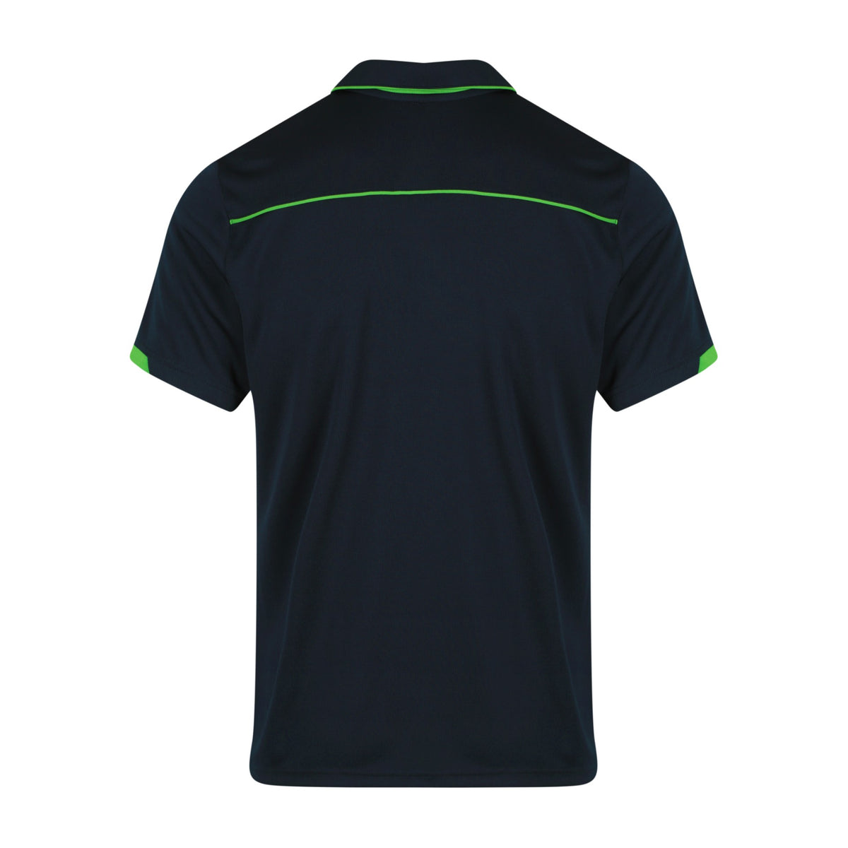 Aussie Pacific Currumbin Mens Polo 1320 in Navy/Kawa Green, back view