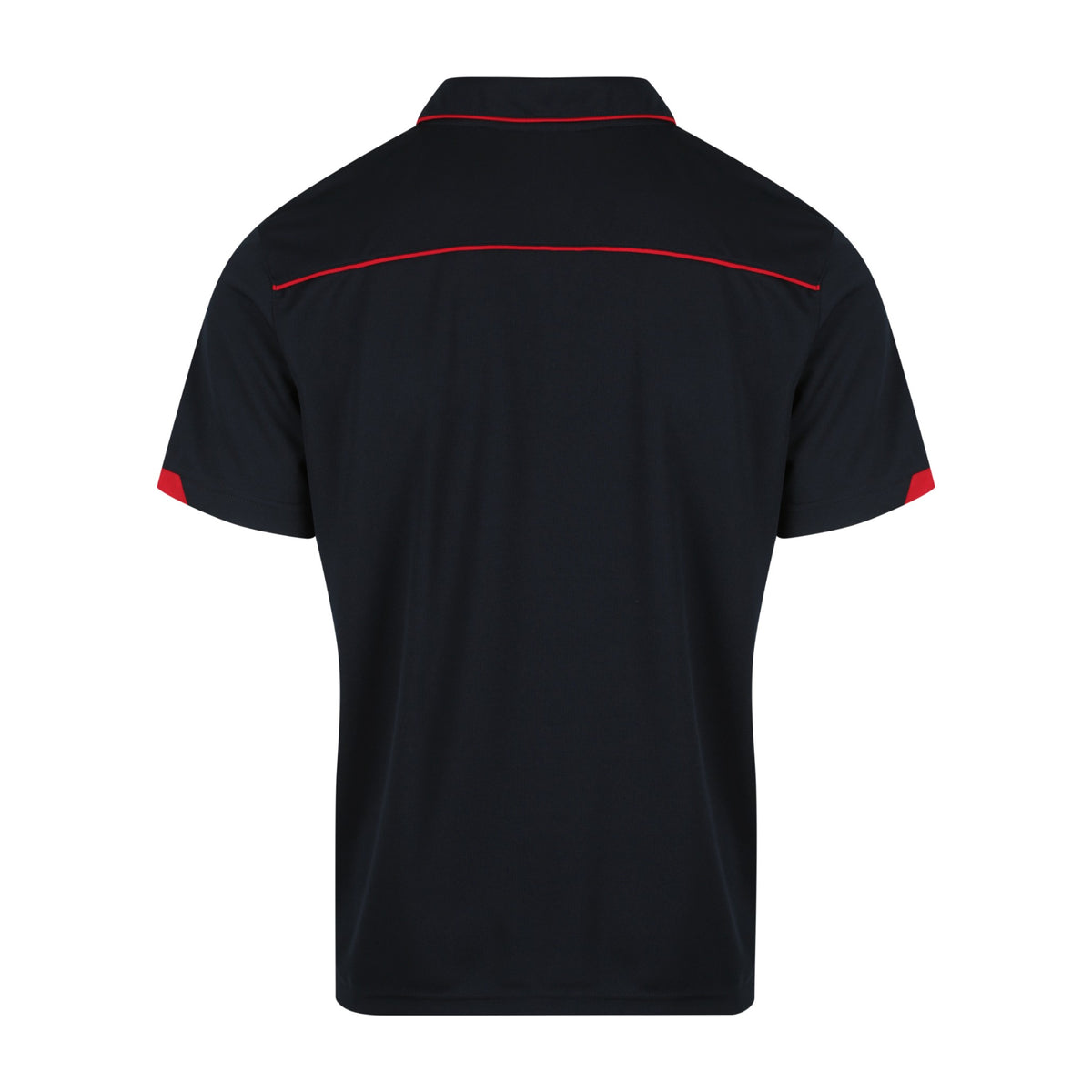 Aussie Pacific Currumbin Mens Polo 1320 in Navy/Red, back view