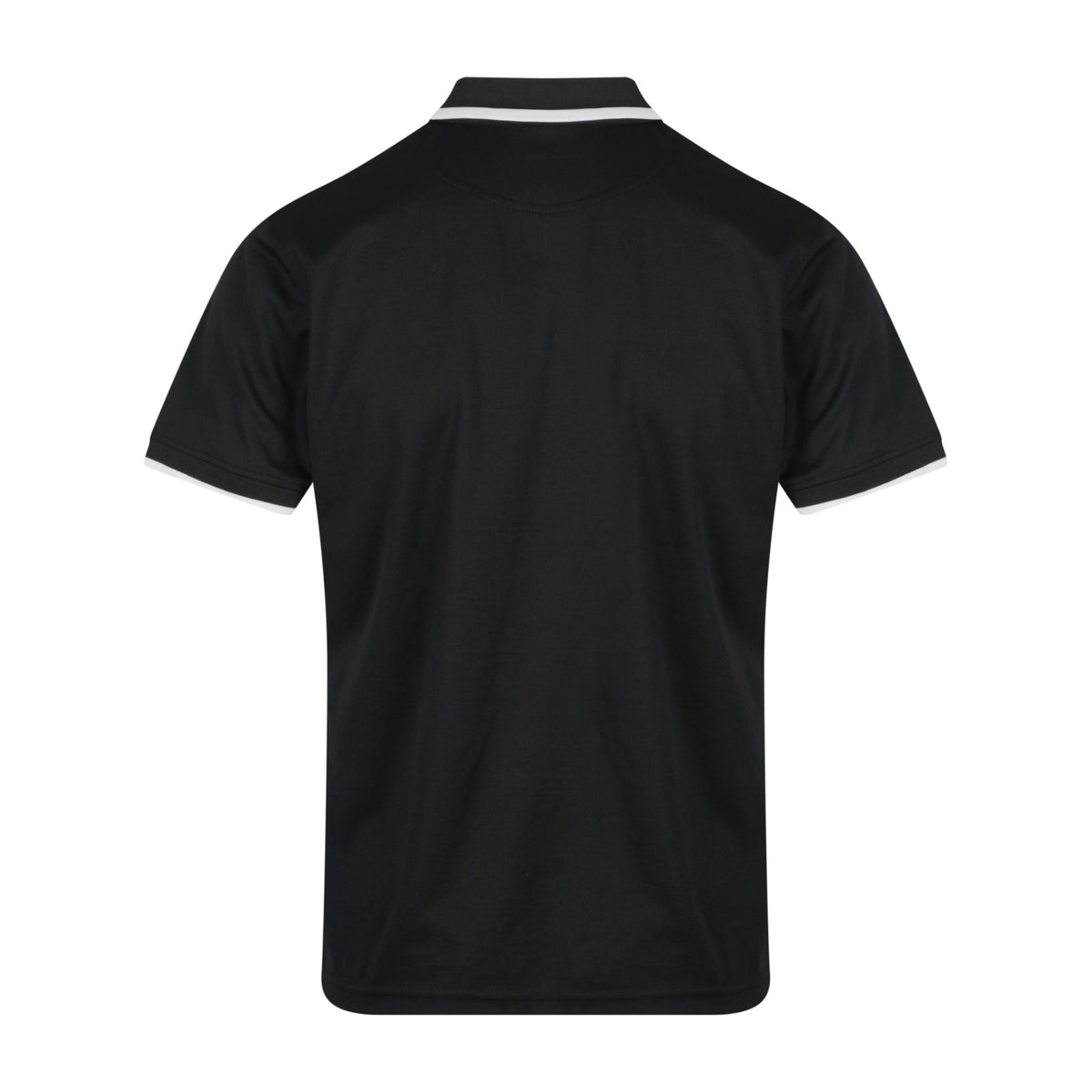 Aussie Pacific Portsea Mens Polo 1321 in Black/White, back view