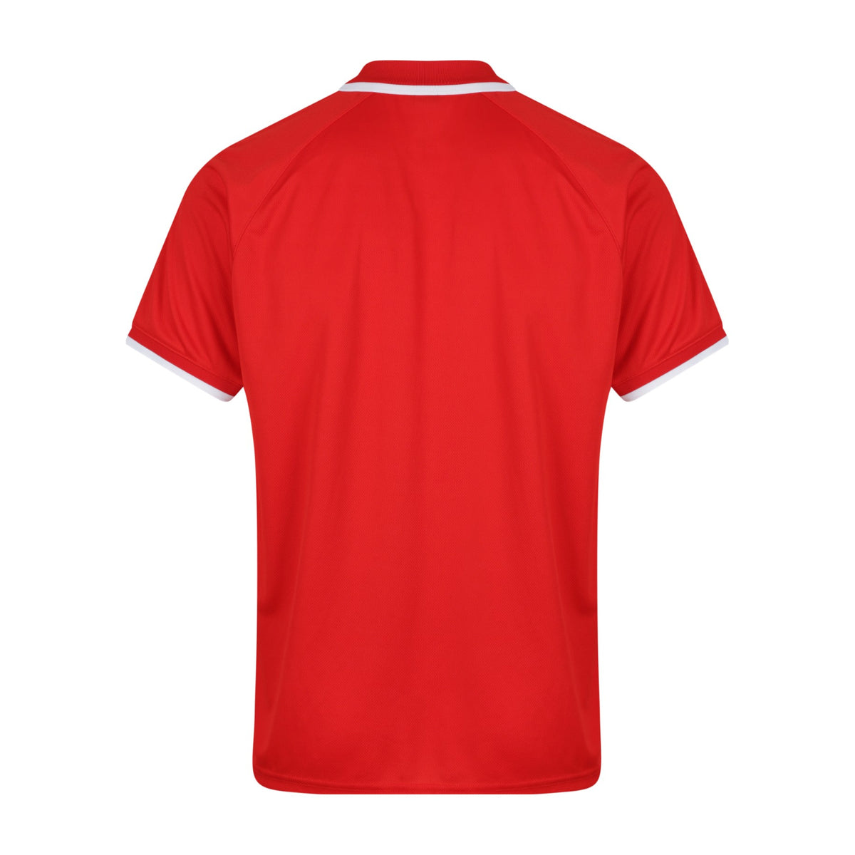 Aussie Pacific Double Bay Mens Polo 1322 in Red/White, back view