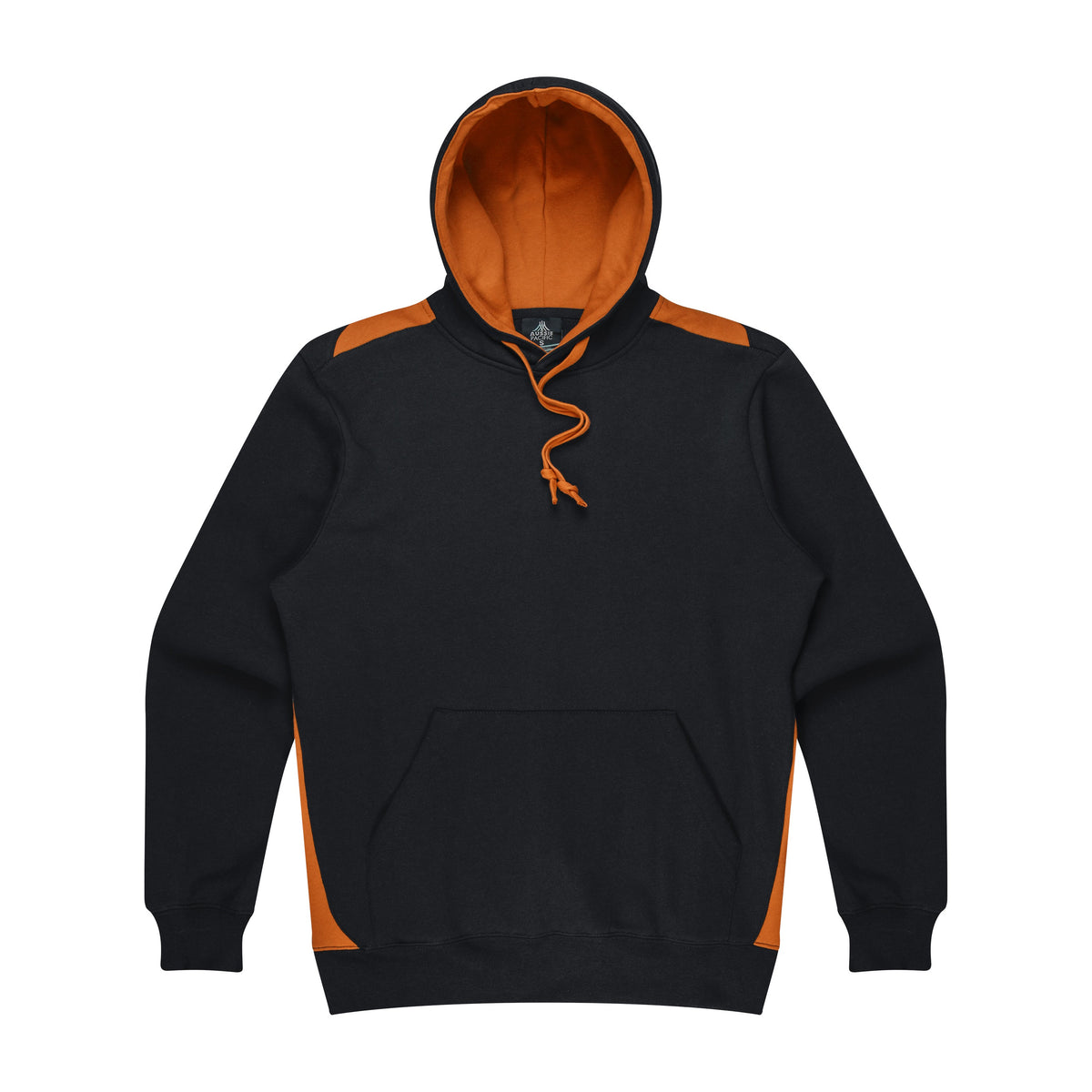 Aussie Pacific Paterson Mens Hoodie 1506 in Black/Orange