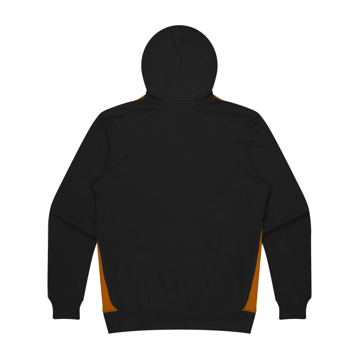 Aussie Pacific Paterson Mens Hoodie 1506 in Black/Orange, back view