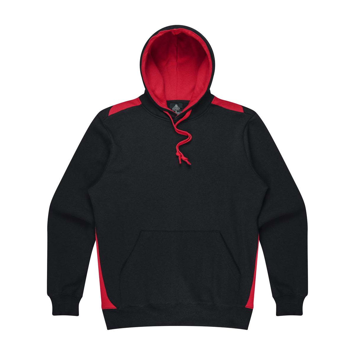 Aussie Pacific Paterson Mens Hoodie 1506 in Black/Red