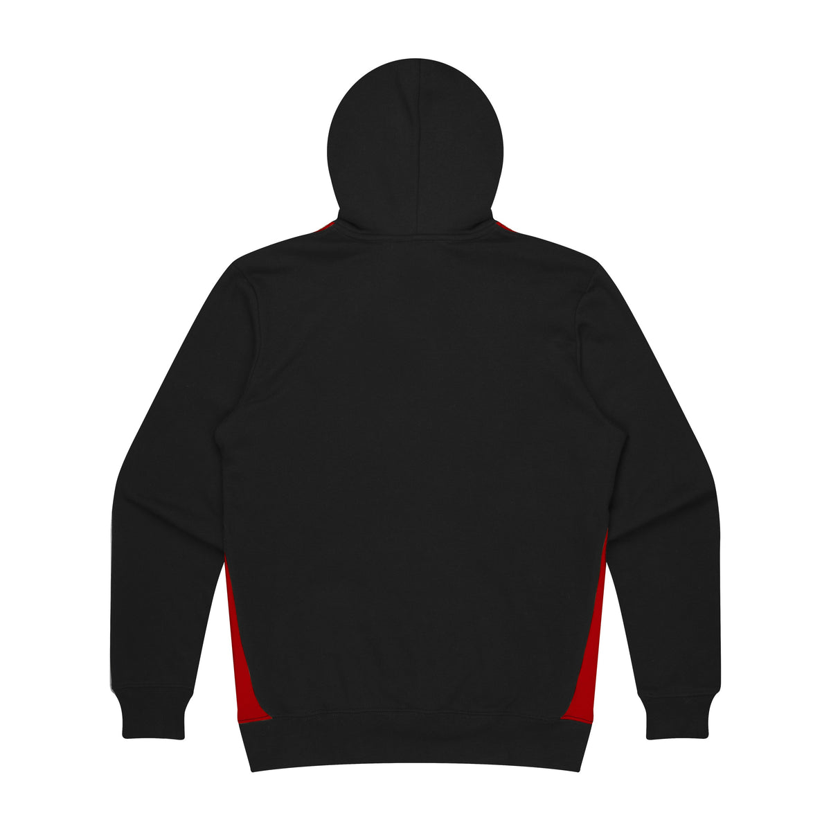 Aussie Pacific Paterson Mens Hoodie 1506 in Black/Red, back view