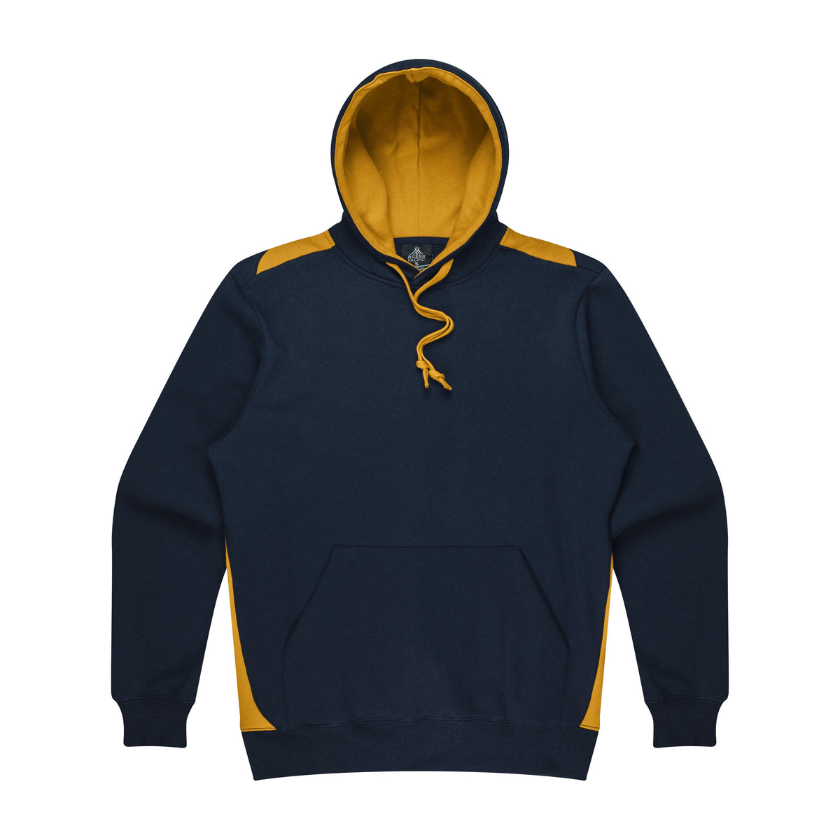 Aussie Pacific Paterson Mens Hoodie 1506 in Navy/Gold