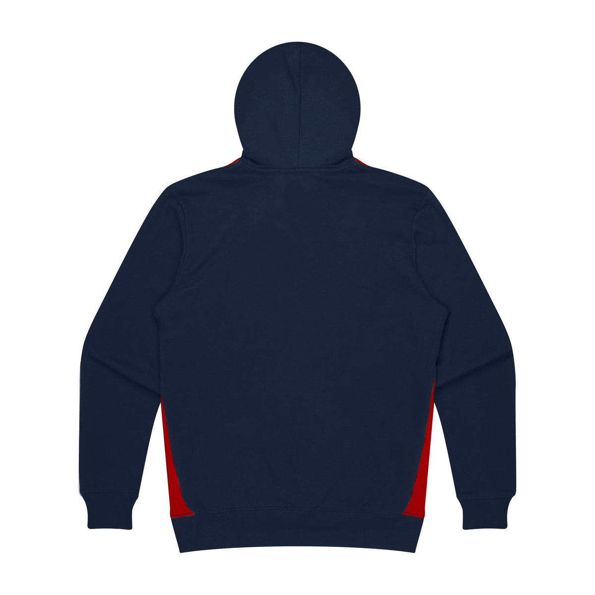 Aussie Pacific Paterson Mens Hoodie 1506 in Navy/Red, back view