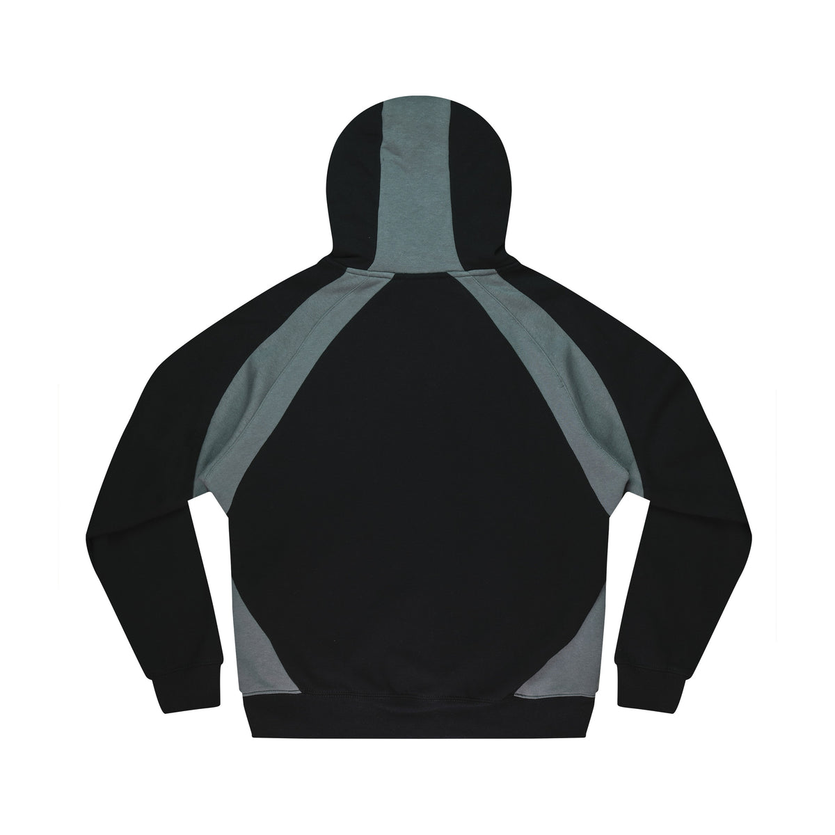 Aussie Pacific Huxley Mens Hoodie 1509 in Black/Ashe/White, back view