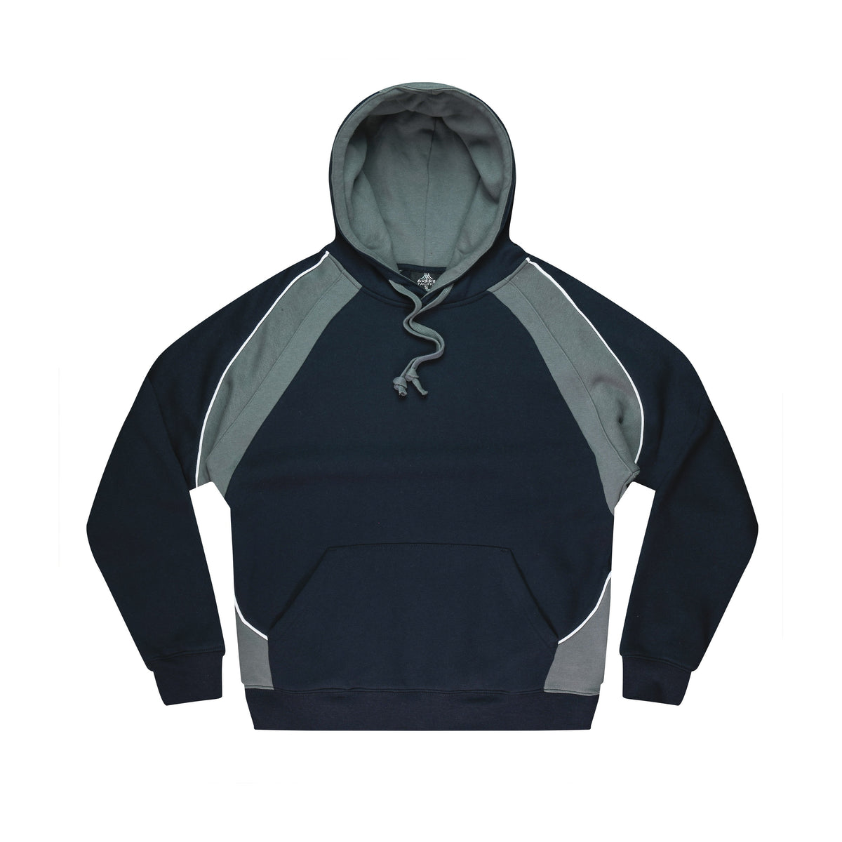 Aussie Pacific Huxley Mens Hoodie 1509 in Navy/Ashe/White