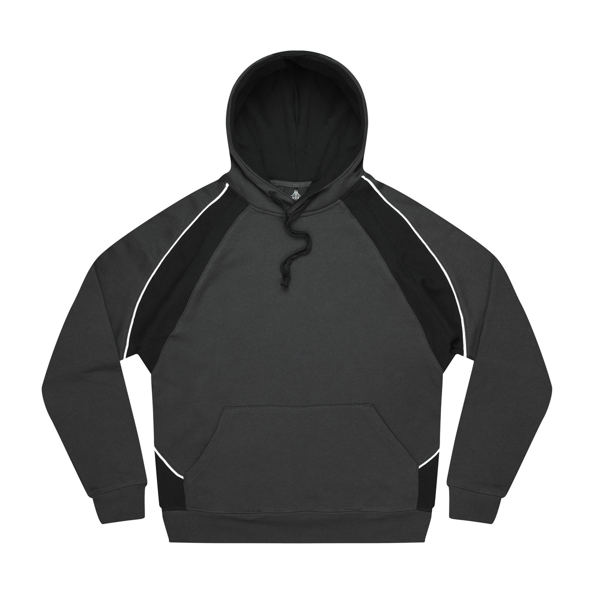 Aussie Pacific Huxley Mens Hoodie 1509 in Slate/Black/White