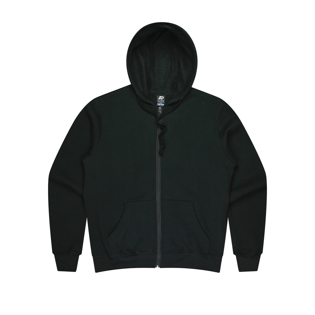 Aussie Pacific Queenscliff Zip Mens Hoodie 1528 in Black