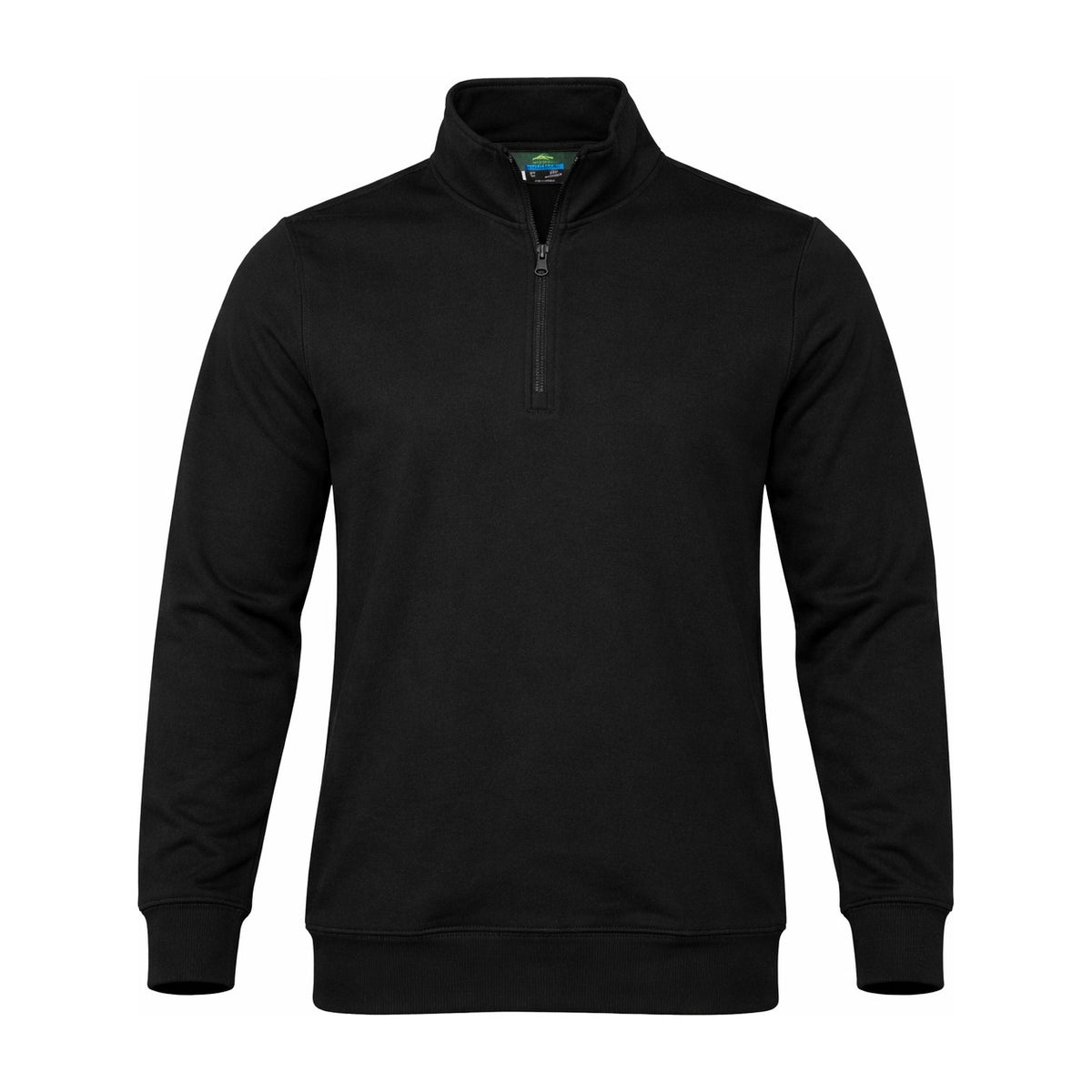 Aussie Pacific Mawson Mens 1/4 Zip Jumper 1534 in Black