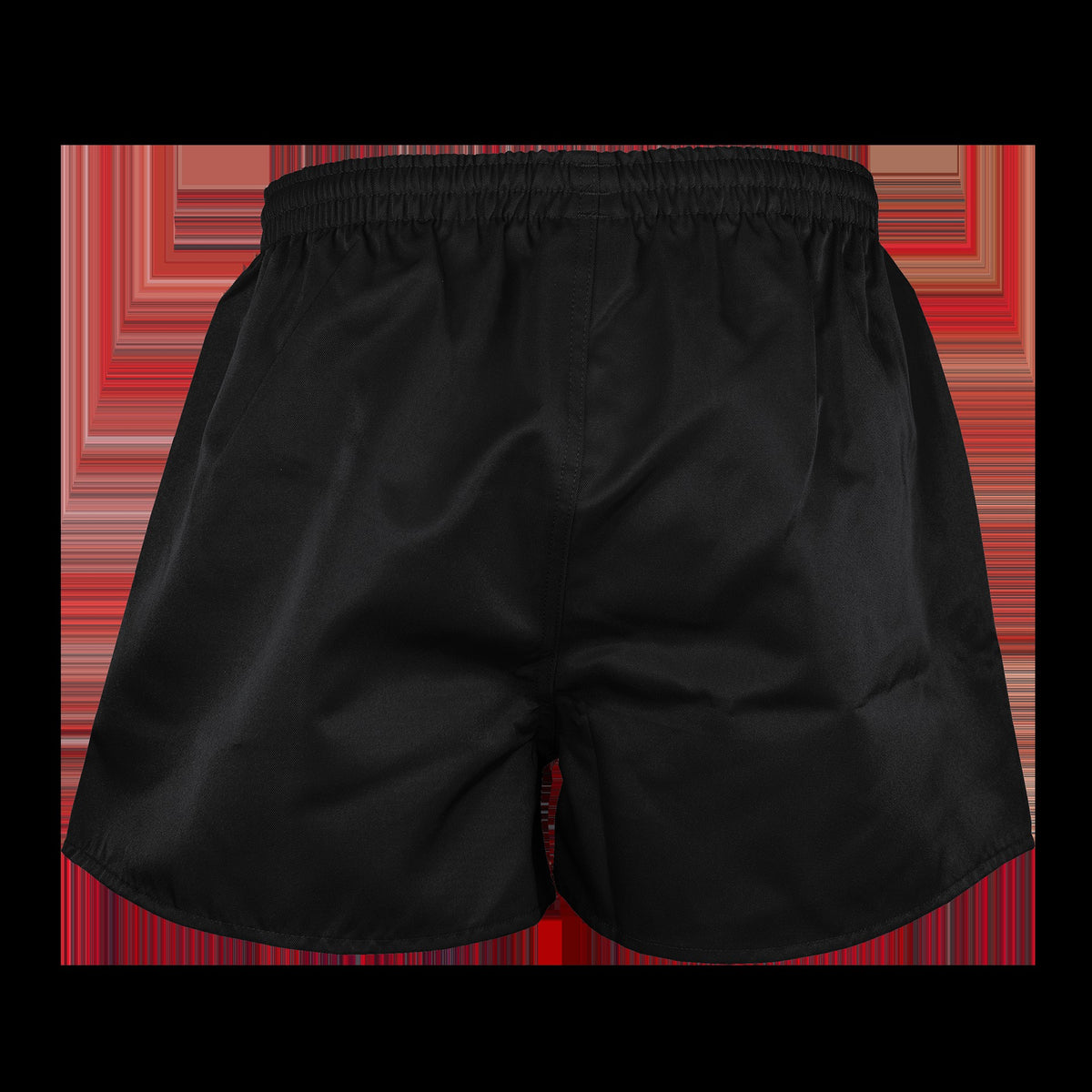 Aussie Pacific Rugby Mens Shorts 1603 in Black, back view