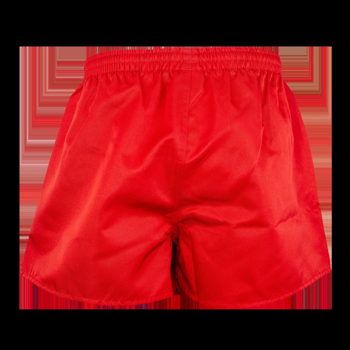 Aussie Pacific Rugby Mens Shorts 1603 in Red, back view