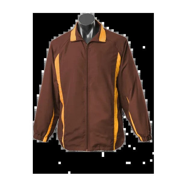 Aussie Pacific Eureka Mens Jacket 1604 in Chocolate/Gold