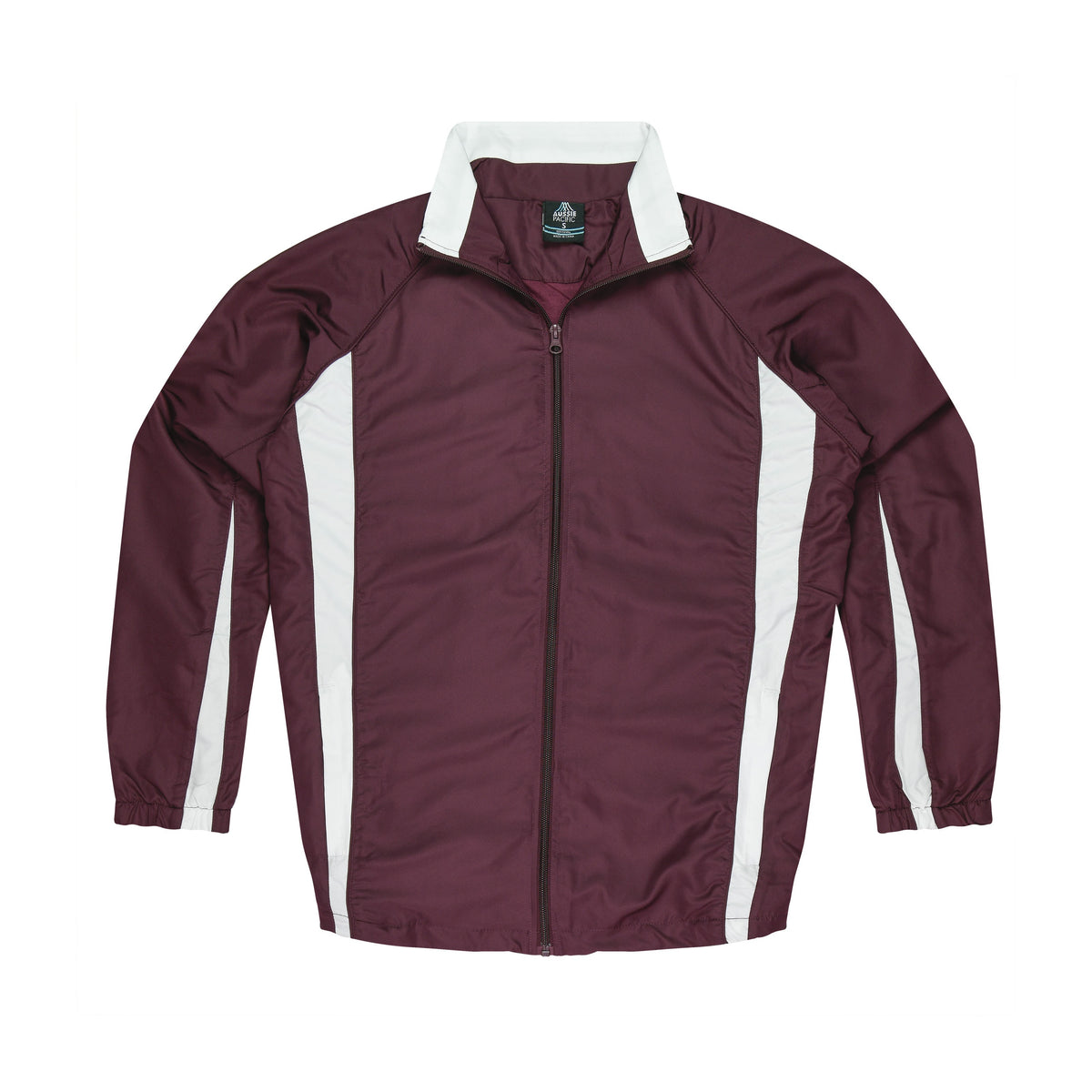 Aussie Pacific Eureka Mens Jacket 1604 in Maroon/White