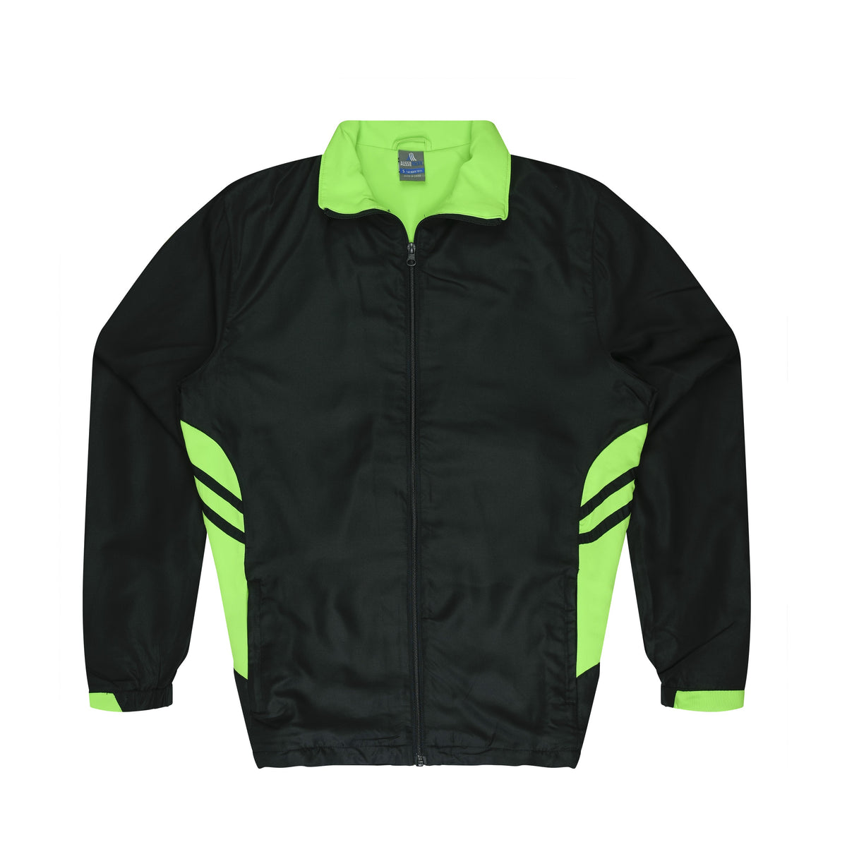Aussie Pacific Tasman Mens Jacket 1611 in Black/Neon Green
