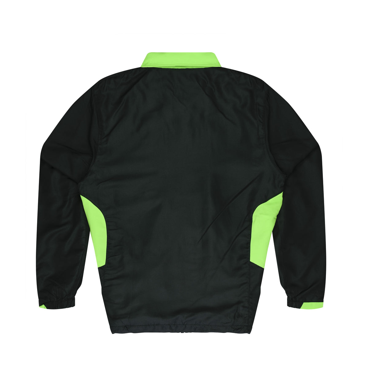 Aussie Pacific Tasman Mens Jacket 1611 in Black/Neon Green, back view