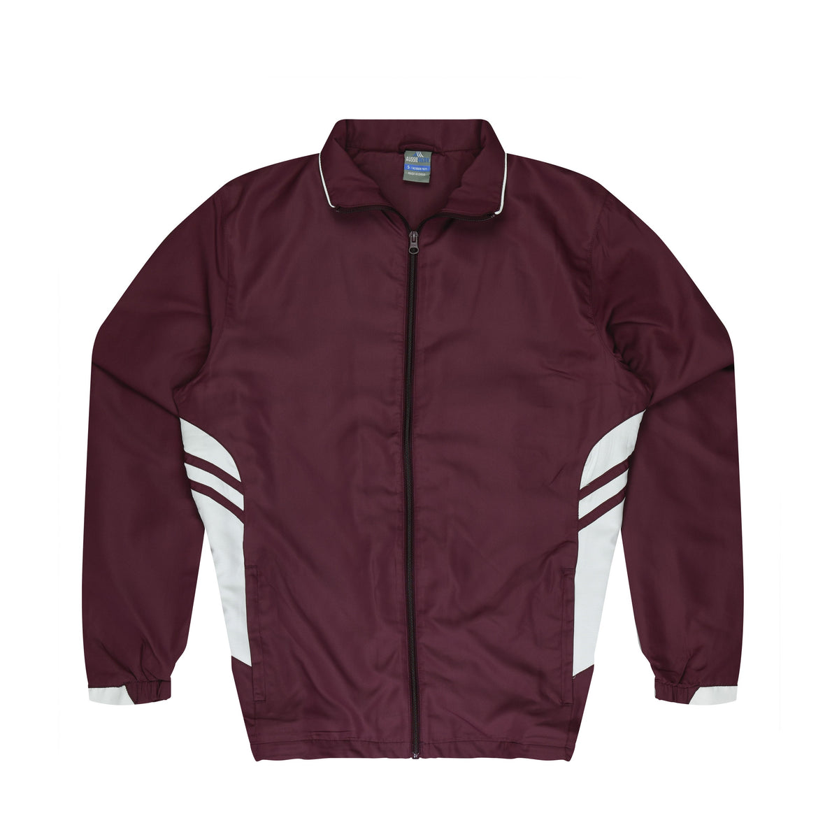 Aussie Pacific Tasman Mens Jacket 1611 in Maroon/White