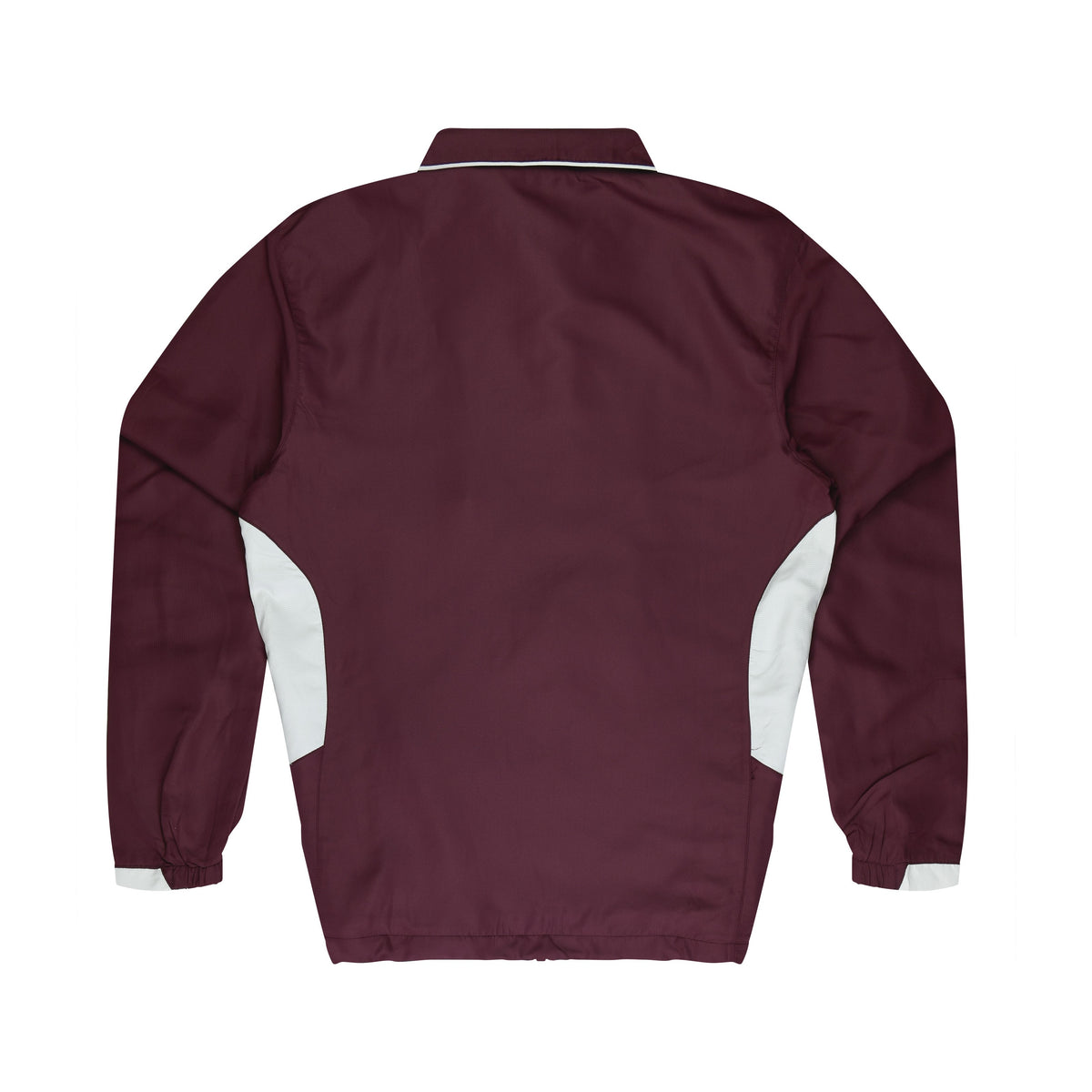Aussie Pacific Tasman Mens Jacket 1611 in Maroon/White, back view