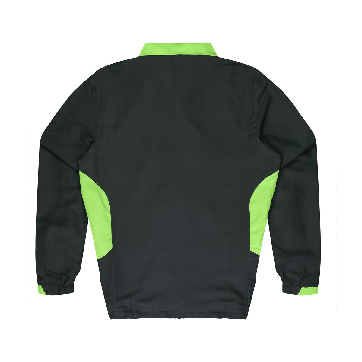 Aussie Pacific Tasman Mens Jacket 1611 in Slate/Neon Green, back view