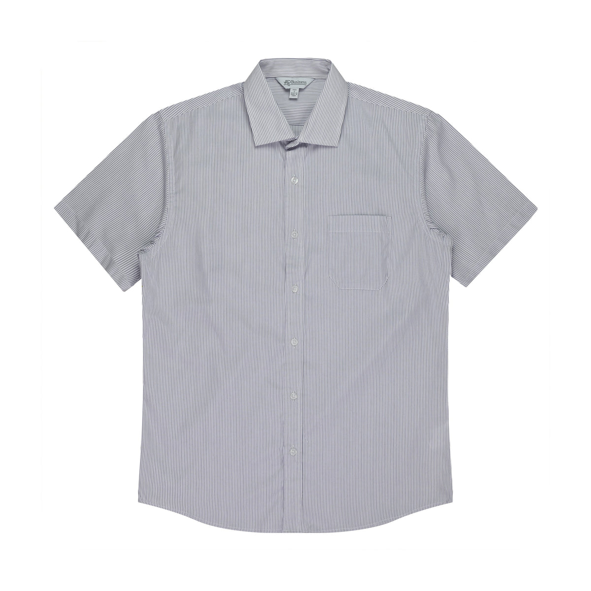Aussie Pacific Henley Mens Shirt 1900S in White/Purple
