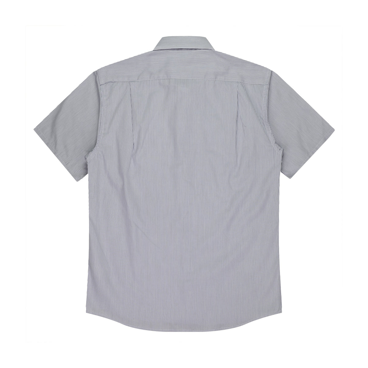 Aussie Pacific Henley Mens Shirt 1900S in White/Purple, back view