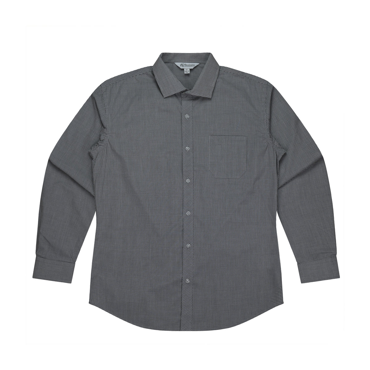 Aussie Pacific Toorak Mens Shirt 1901L in Black/White