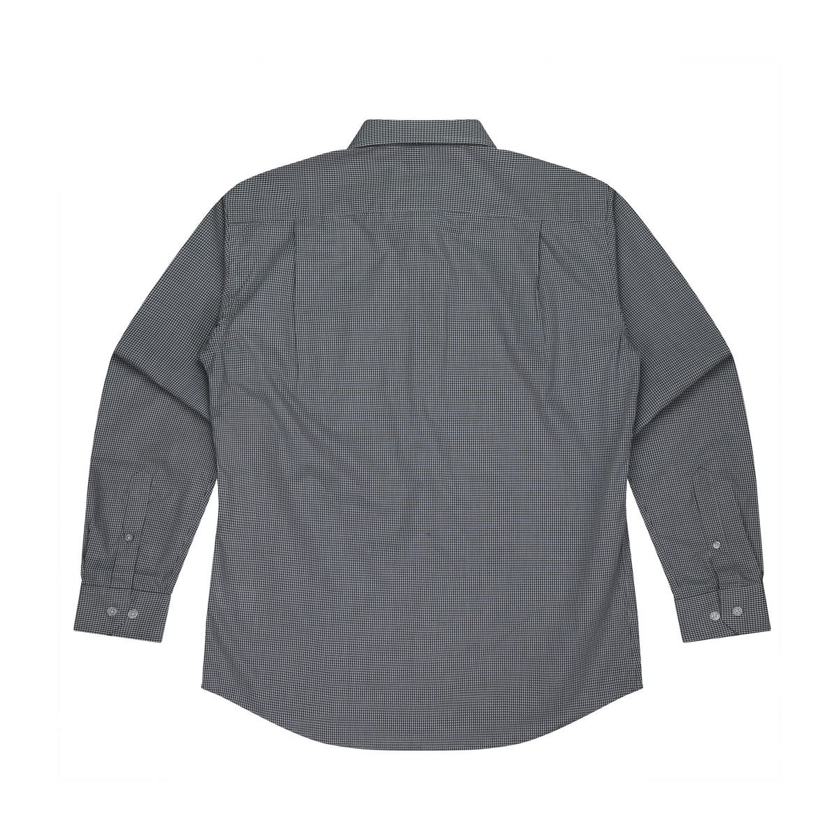 Aussie Pacific Toorak Mens Shirt 1901L in Black/White, back view