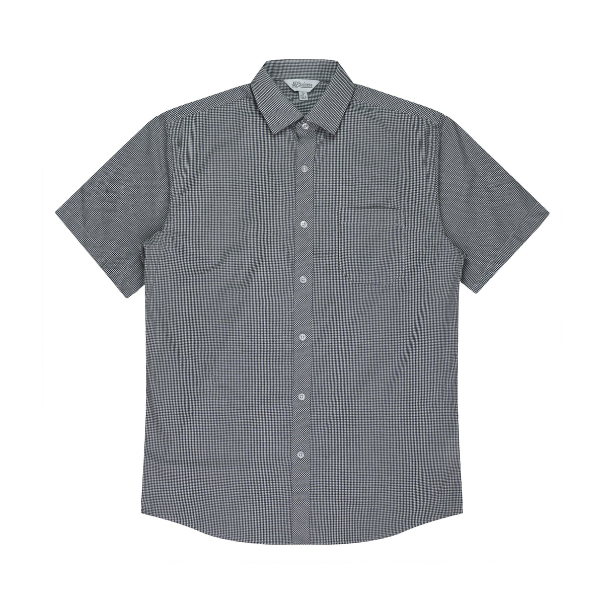 Aussie Pacific Toorak Mens Shirt 1901S in Black/White