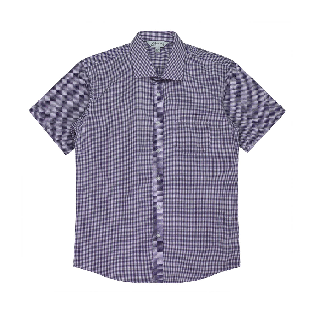 Aussie Pacific Toorak Mens Shirt 1901S in Purple/White