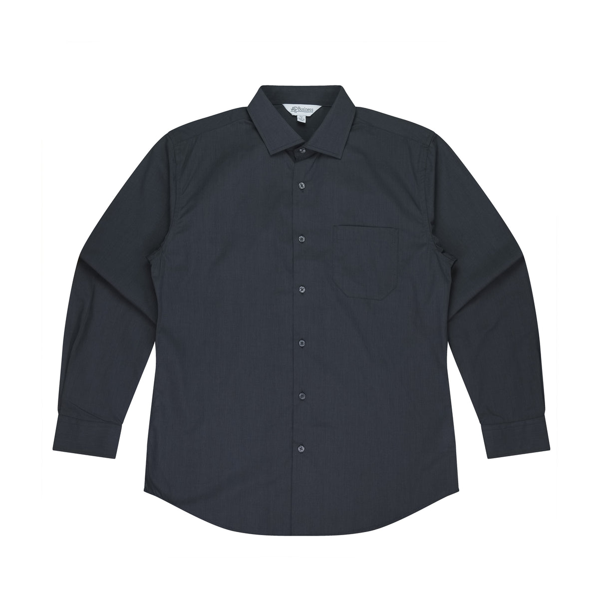 Aussie Pacific Grange Mens Shirt 1902L in Shadow Grey