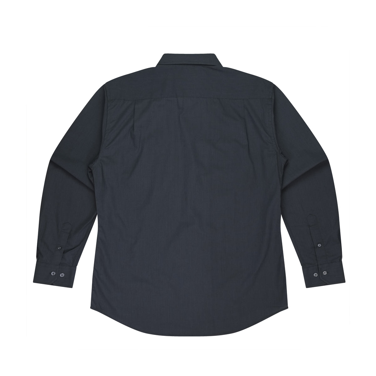Aussie Pacific Grange Mens Shirt 1902L in Shadow Grey, back view