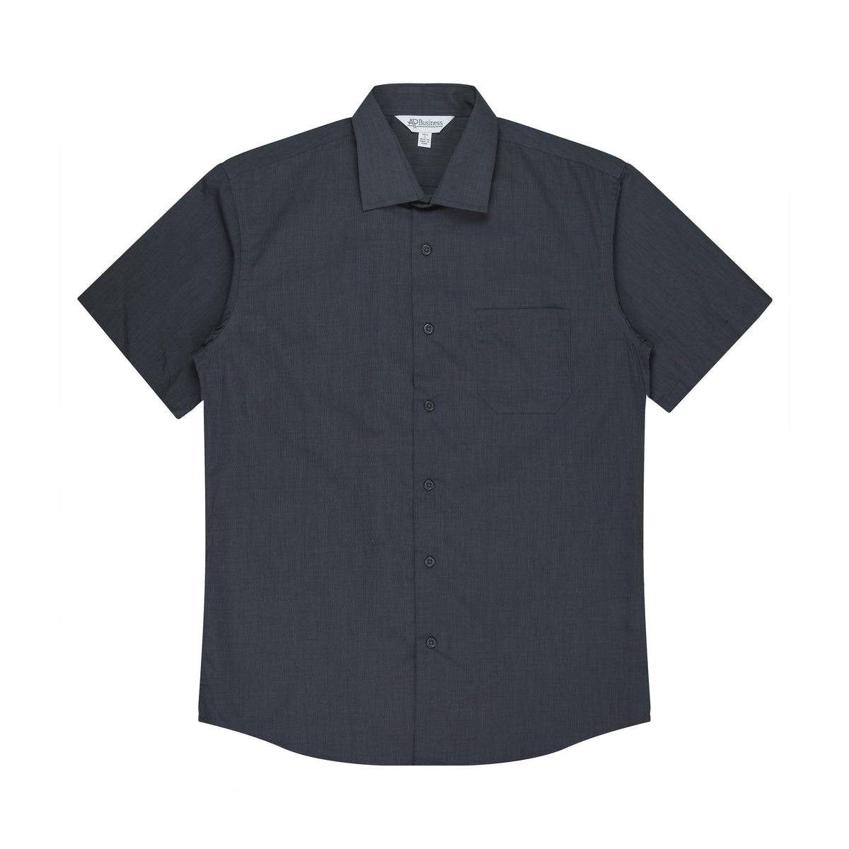 Aussie Pacific Grange Mens Shirt 1902S in Shadow Grey