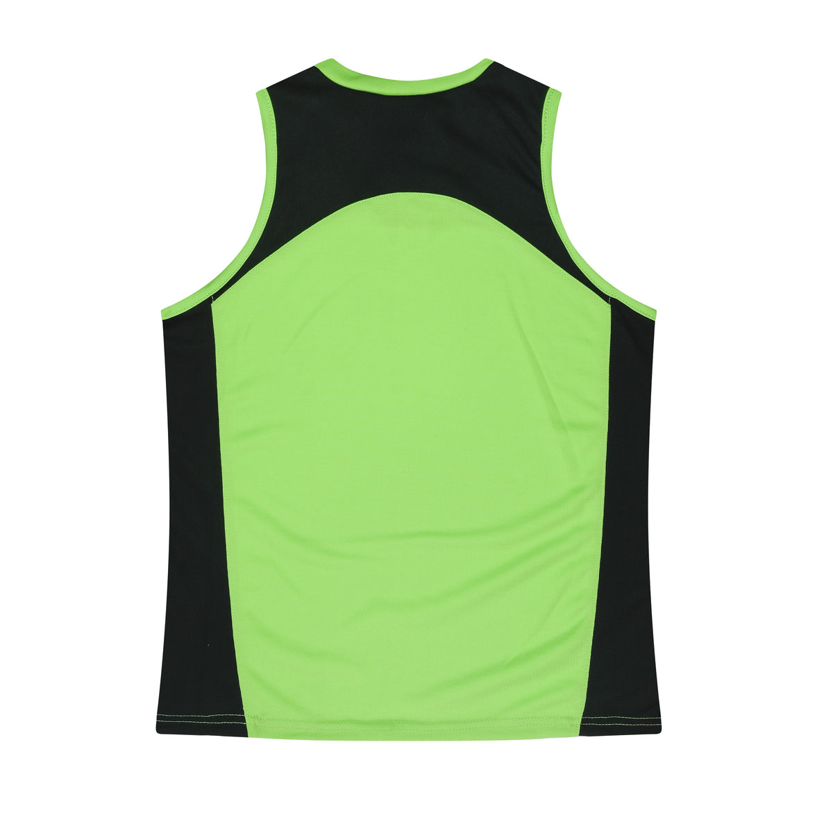 Aussie Pacific Premier Womens Singlet 2101 in Apple/Black, back view