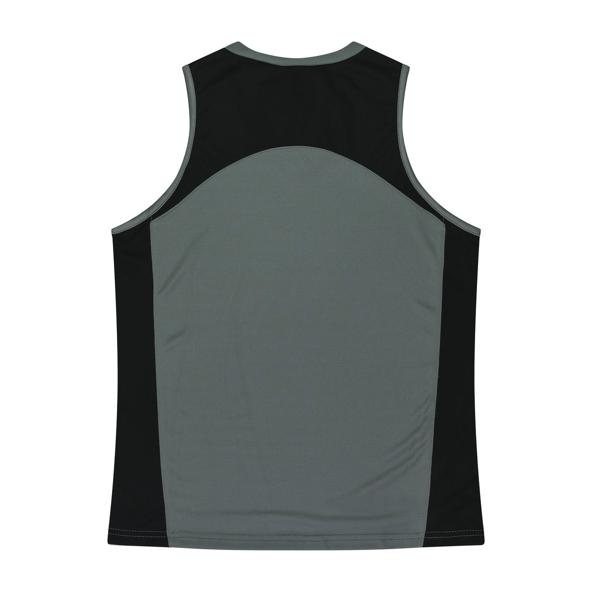 Aussie Pacific Premier Womens Singlet 2101 in Ashe/Black, back view