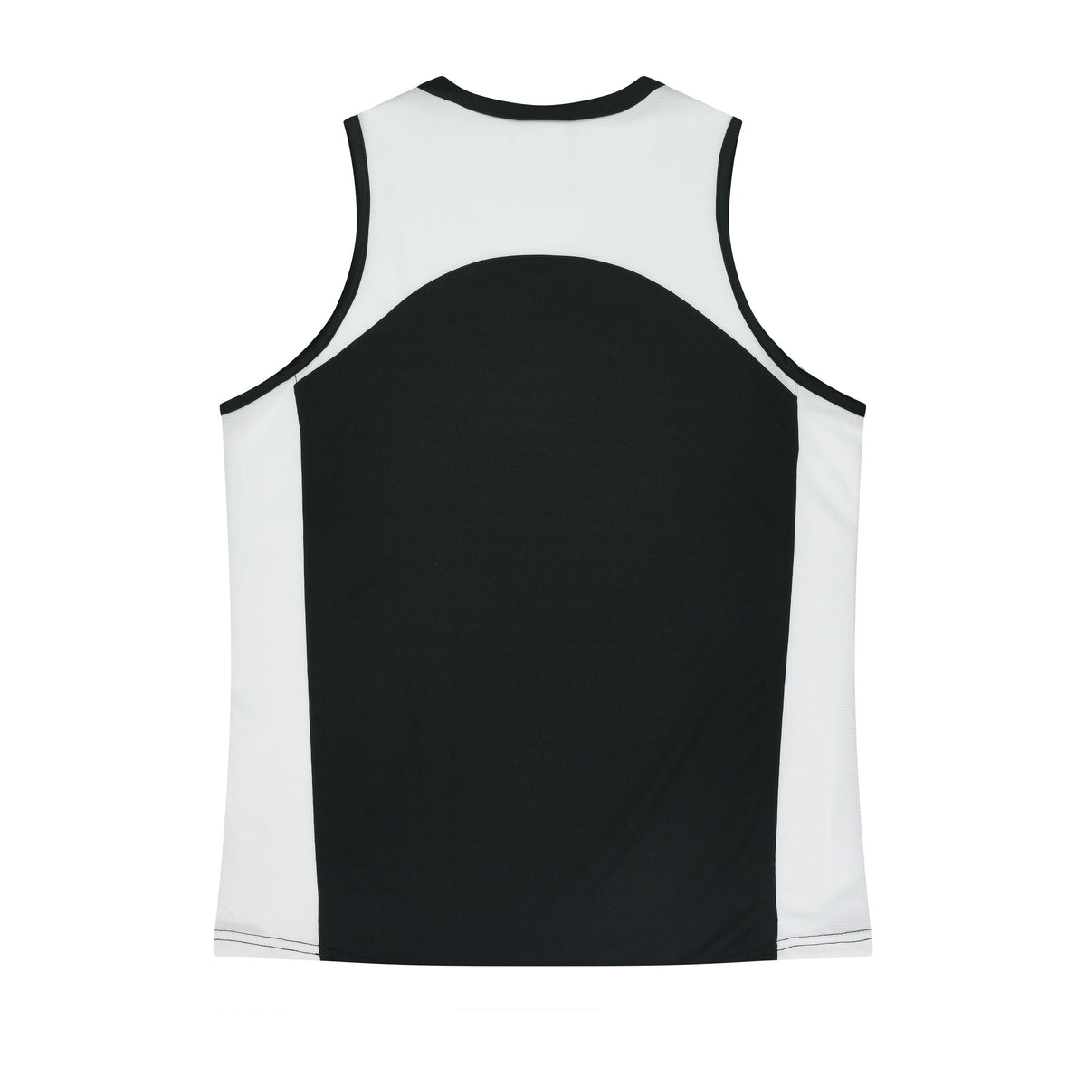 Aussie Pacific Premier Womens Singlet 2101 in Black/White, back view