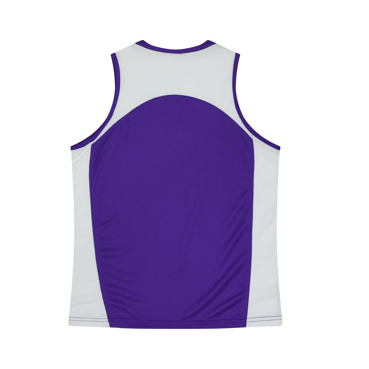 Aussie Pacific Premier Womens Singlet 2101 in Purple/White, back view