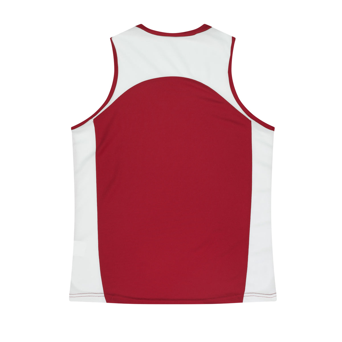 Aussie Pacific Premier Womens Singlet 2101 in Red/White, back view