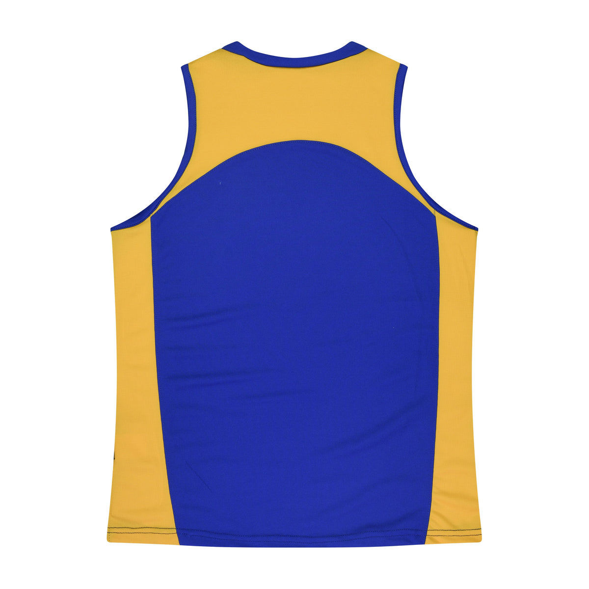 Aussie Pacific Premier Womens Singlet 2101 in Royal/Gold, back view
