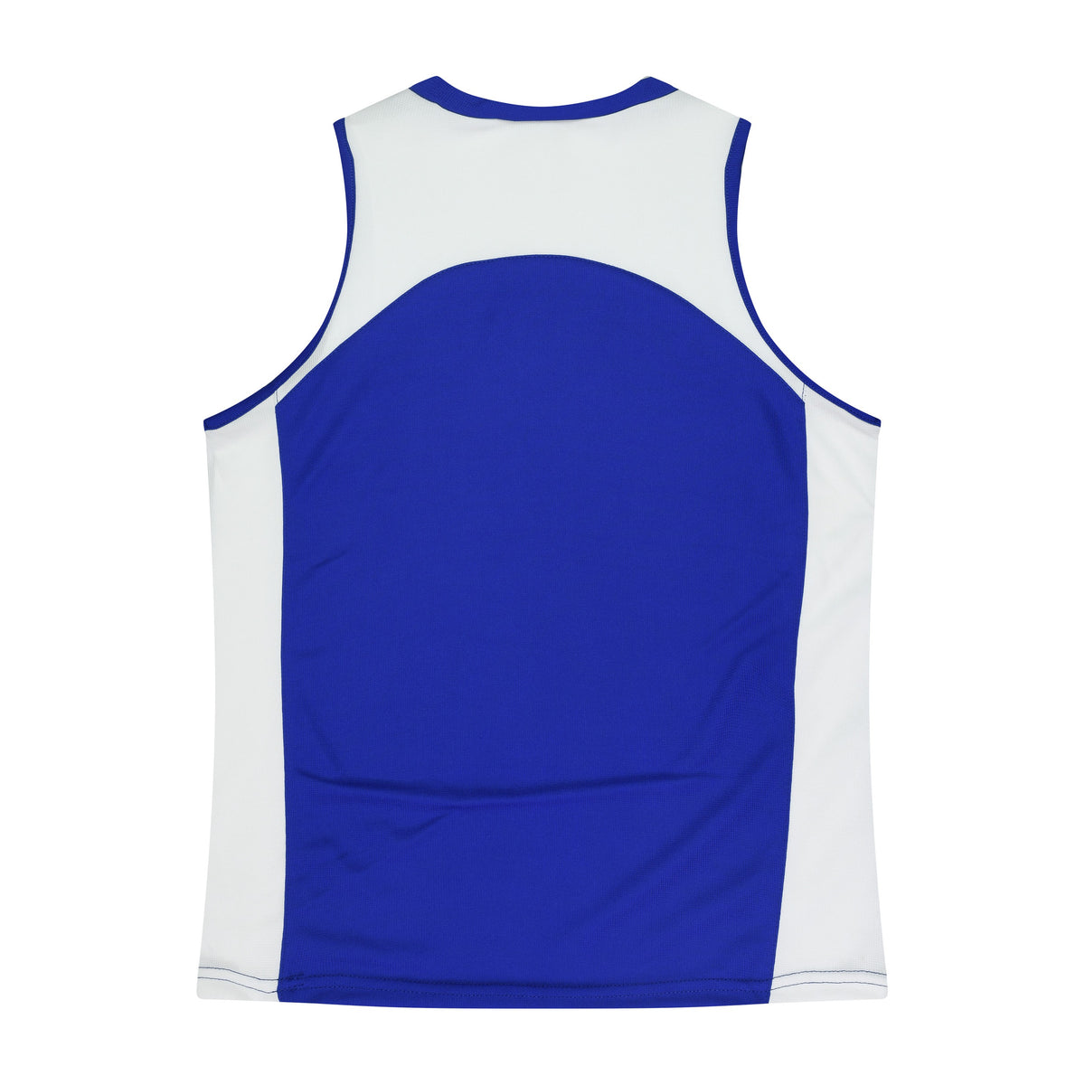 Aussie Pacific Premier Womens Singlet 2101 in Royal/White, back view