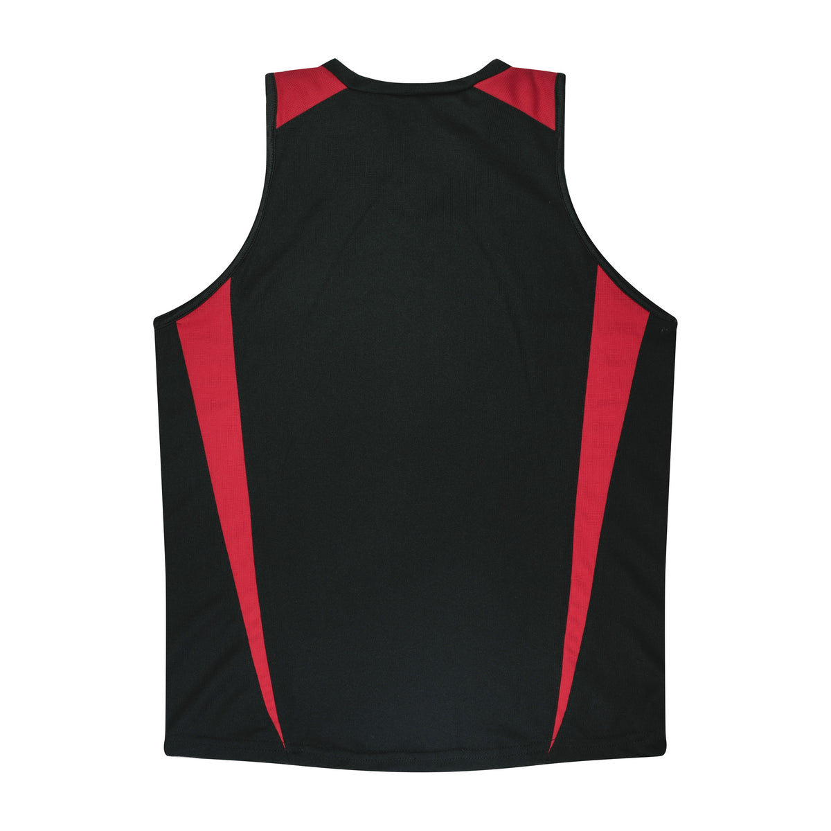 Aussie Pacific Eureka Womens Singlet 2104 in Black/Red, back view