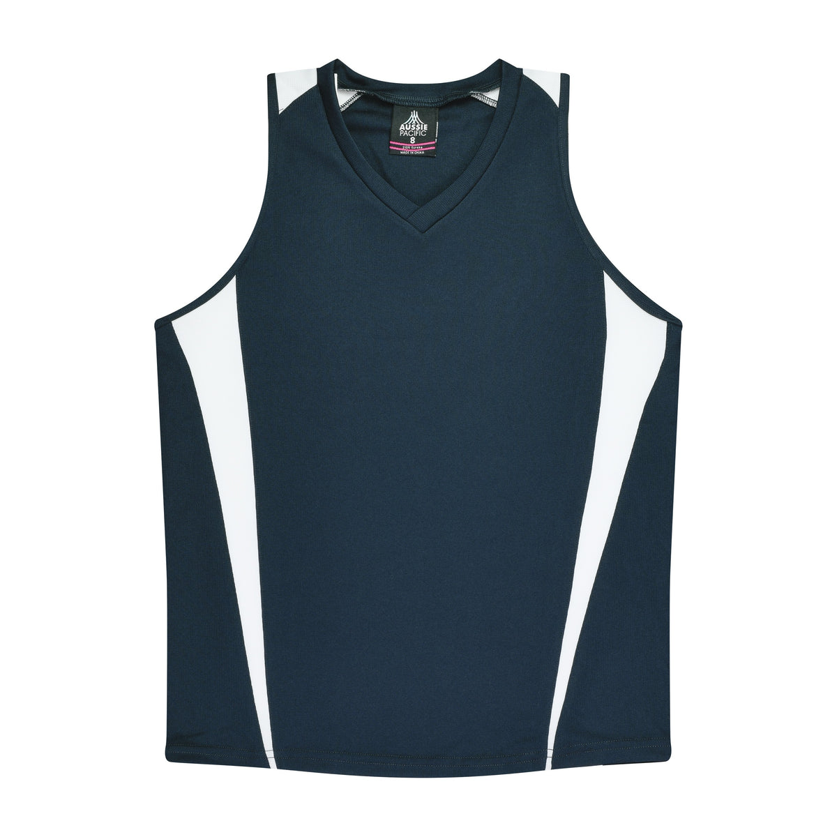 Aussie Pacific Eureka Womens Singlet 2104 in Navy/White