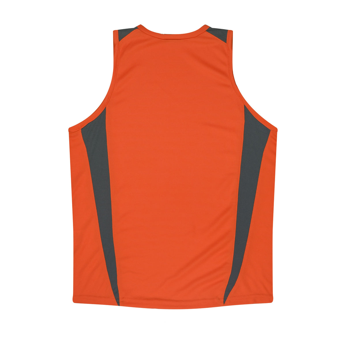 Aussie Pacific Eureka Womens Singlet 2104 in Orange/Charcoal, back view