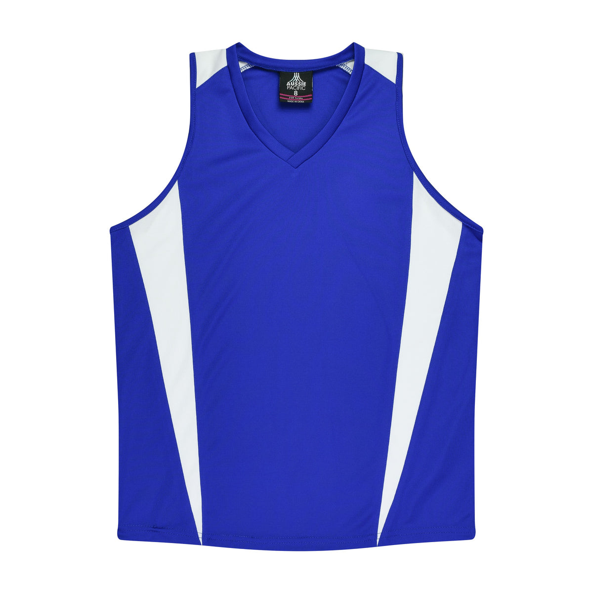 Aussie Pacific Eureka Womens Singlet 2104 in Royal/White